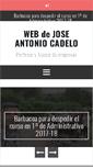 Mobile Screenshot of josecadelo.com